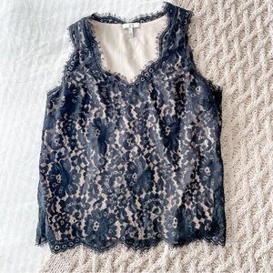 Joie Lace Sleeveless Blouse